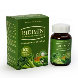 BIDIMIN – Hạn chế tiểu đêm, giảm kích thước u xơ (lọ 60 viên)